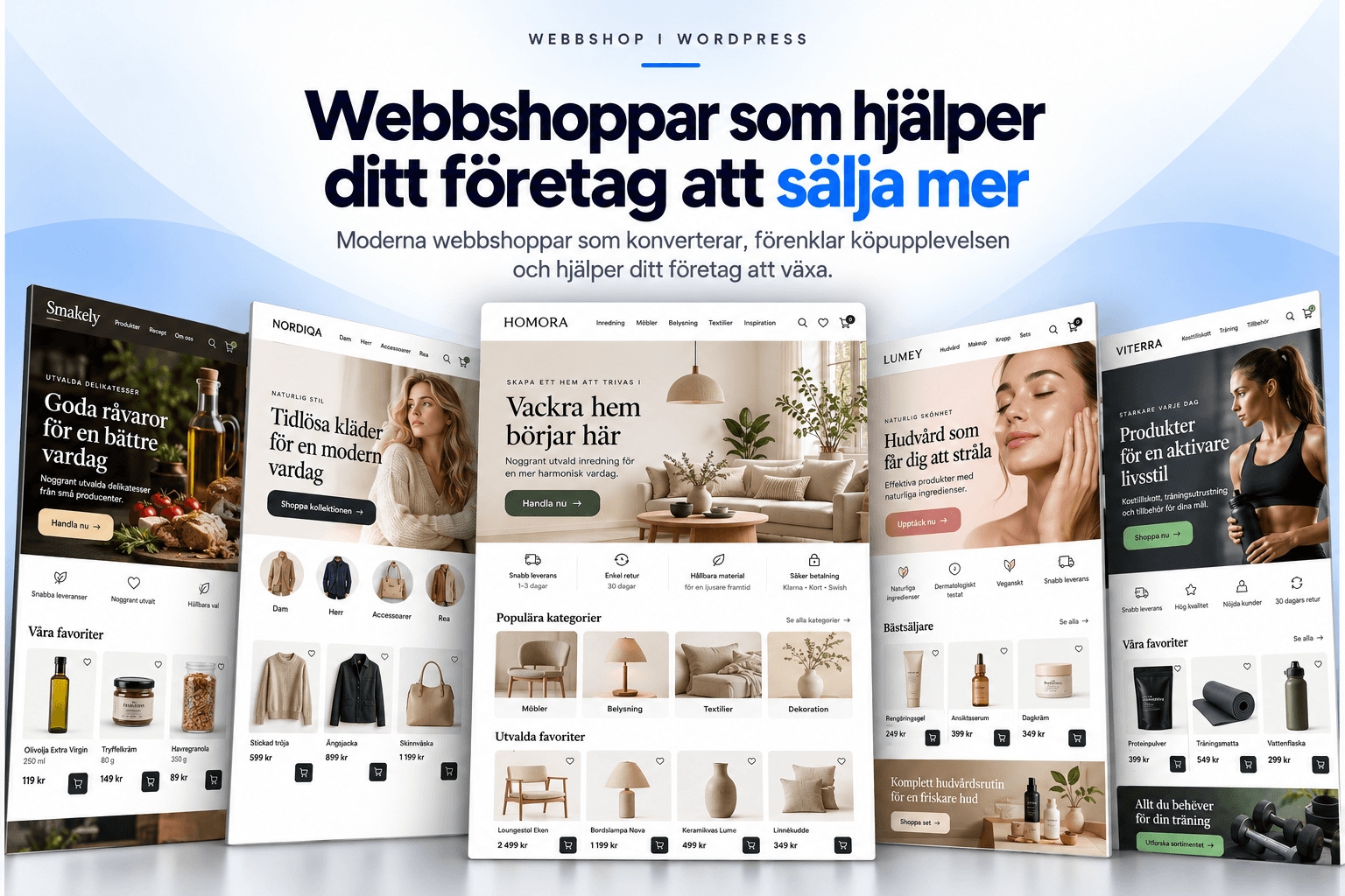Webbshop i WordPress